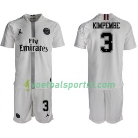 Paris Saint-Germain Kimpembe 3 Jodan Wit Kind Third Tenue 2018-19